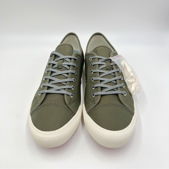 NEW SeaVees Womens Size 10 Army Issue Low Cut Classic Olive Green Sneakers Shoes - Picture 3 of 13